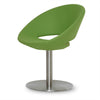 Crescent Round Swivel Chair