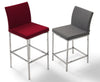 Aria Chrome Bar Stool