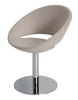 Crescent Round Swivel Chair