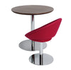 Crescent Round Swivel Chair