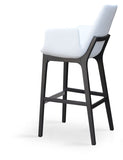 Eiffel Wood Arm Counter Stool
