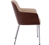 Hudson Armchair Metal Base