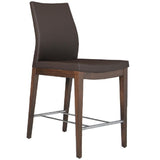 Pasha Wood Counter Stool